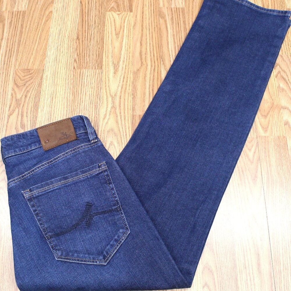 33x33 34 HERITAGE CHARISMA COMFORT-RISE CLASSIC FIT JEANS DENIM Sz 33W x 33L